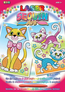    Sequin Art Laser Cats SA1317