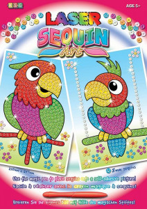    Sequin Art LASER Parrots SA1319