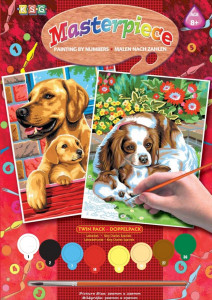    Sequin Art PAINTING BY NUMBERS JUNIOR-PAIRS Dogs SA0214