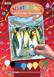    Sequin Art PAINTING BY NUMBERS JUNIOR Penguins SA0033