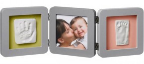     Baby Art Double Print Frame Grey (34120139)