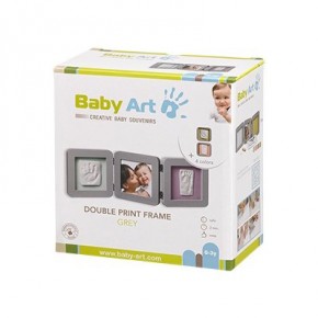     Baby Art Double Print Frame Grey (34120139) 4