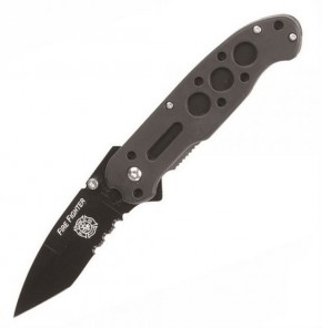  Mil-Tec Einhandmesser Firefighter Black