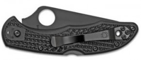  Spyderco Delica 4 Plain/Serrated, Black Blade (C11PSBBK) 4