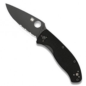  Spyderco Tenacious, G-10 Black Blade (C122GBBKP)