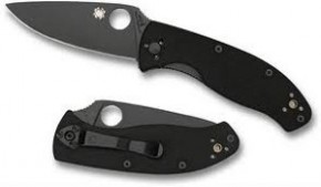  Spyderco Tenacious, G-10 Black Blade (C122GBBKP) 3