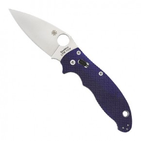  Spyderco Manix 2 PLN Dark Blue G-10/S110V