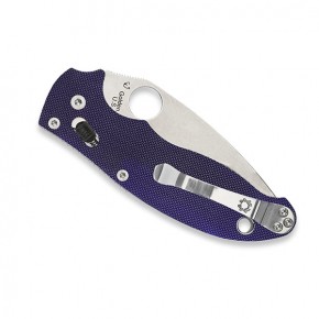  Spyderco Manix 2 PLN Dark Blue G-10/S110V 3