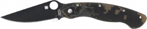  Spyderco Military Black Blade Camo (C36GPCMOBK)