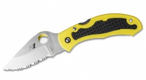  Spyderco Snap-It H1 Yellow with Black SERR