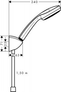   Hansgrohe Monsoon Eco 27278400 3