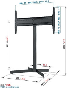   Vogels EFF 8330 Black 4