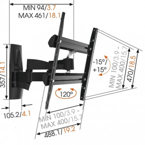  Vogels Wall 2250 Black 9