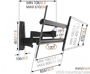  Vogels Wall 2450 Black 9