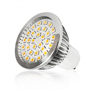   Brille LED GU10 4.6W 30 pcs WW MR16 SMD2835