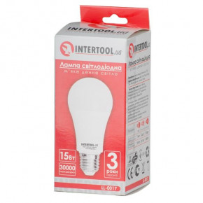   Intertool LED A60 E27 15 150-300 4000K 30000 (LL-0017) 4