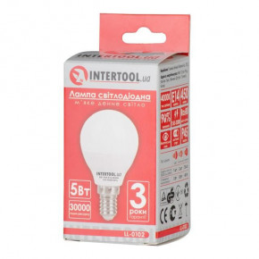   Intertool LED P45 E14 5 150-300 4000K 30000 (LL-0102) 4