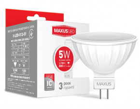 LED  Maxus MR16 5W   220V GU5.3 AP (1-LED-512-01)