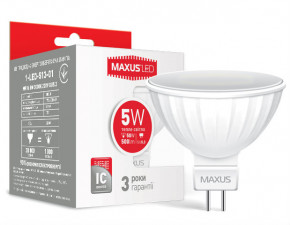 LED  Maxus MR16 5W   220V GU5.3 AP (1-LED-513-01)