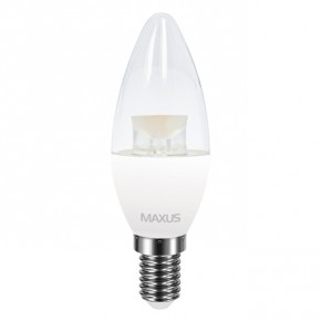 LED  Maxus C37 CL-C 4W 220V E14 (1-LED-5313) 3