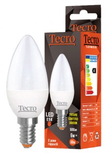  Tecro TL-C37-6W-3K-E14