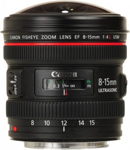  Canon EF 8-15mm f/4L USM FISHEYE