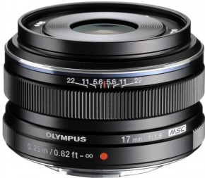  Olympus EW-M1718 17mm 1:1.8 Black (V311050BE000)