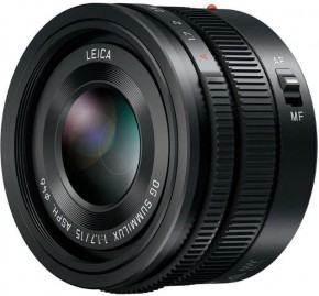  Panasonic Micro 4/3 Lens 15mm Black (H-X015E-K)