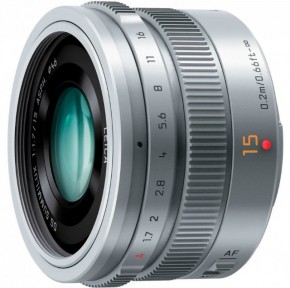  Panasonic Micro 4/3 Lens 15mm Silver (H-X015E-S) 3