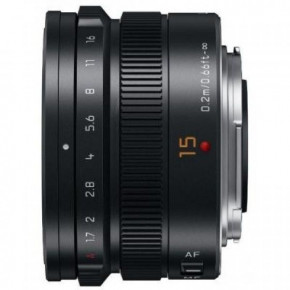  Panasonic Micro 4/3 Lens 15mm Black 4