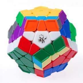 - DaYan Megaminx I Stickerless White With Corner Ridges 12 color (DYMX121) 3