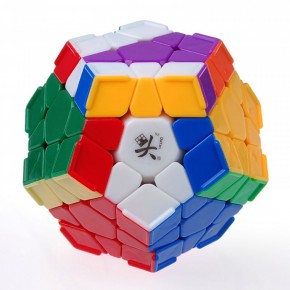 - DaYan Megaminx I Stickerless White With Corner Ridges 12 color (DYMX121) 5