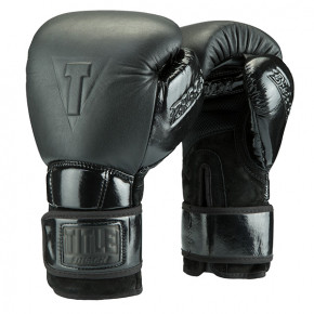   Title Black Fierse Training Gloves (12oz) 