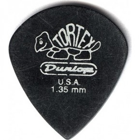   Dunlop 482P1.35 Tortex Pitchblack Jazz III 1.35 (12 )