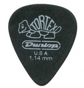   Dunlop 488P1.14 Tortex Pitch Black 1.14  (12 )