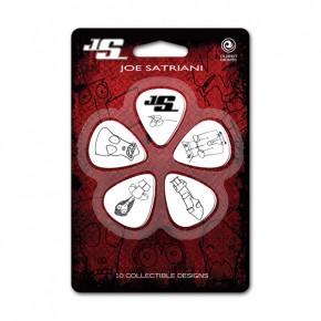   Planet Waves PW1CWH4-10JS Joe Satriani Picks White Medium (10 )