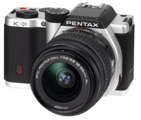  Pentax K-01 DA L 18-55mm Black-Silver