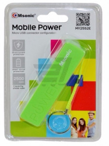   Msonic 2500mAh MY2552E Green