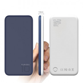   Puridea S2 10000mAh Li-Pol Rubber Blue/White 8