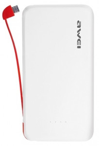   Awei P10K 6000 mAh White