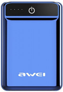   AWEI P54K 10000mAh Power Bank Blue