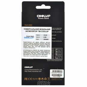   CoolUp CU-V8 6000mAh Orange (BAT-CU-V8-OR) 6