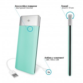    Global G.Power Bank 6000mAh Aqua 3