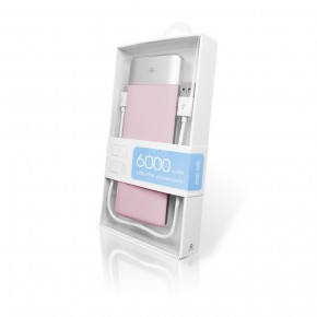    Global G.Power Bank 6000mAh Pink 5