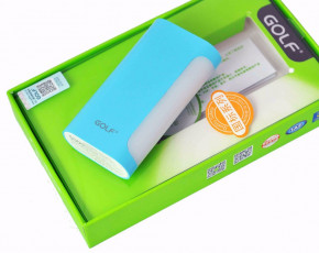 Power Bank Golf GF-D12 blue 5000mah 3