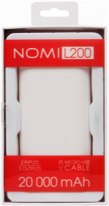    Nomi L200 20000mAh White (430682) 7