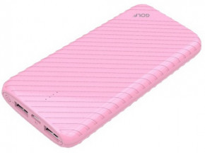   Power Bank Golf G16 4000 mA/h Pink 3