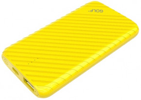   Power Bank Golf G16 4000 mA/h Yellow 3