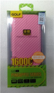   Power Bank Golf G20 16000 mA/h Pink 3