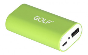   Power Bank Golf GF-026 5000 mA/h Green